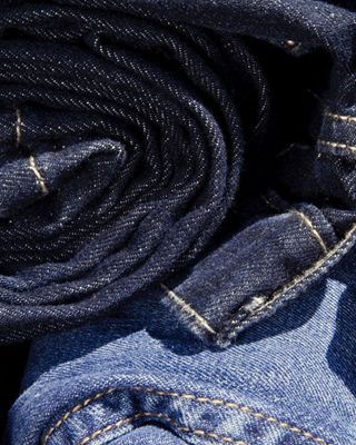 Image of rolled up jeans.