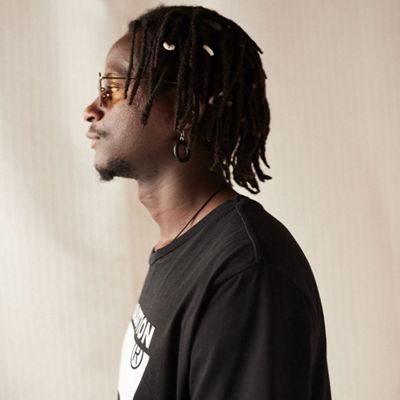 Side portrait of Levi's employee.