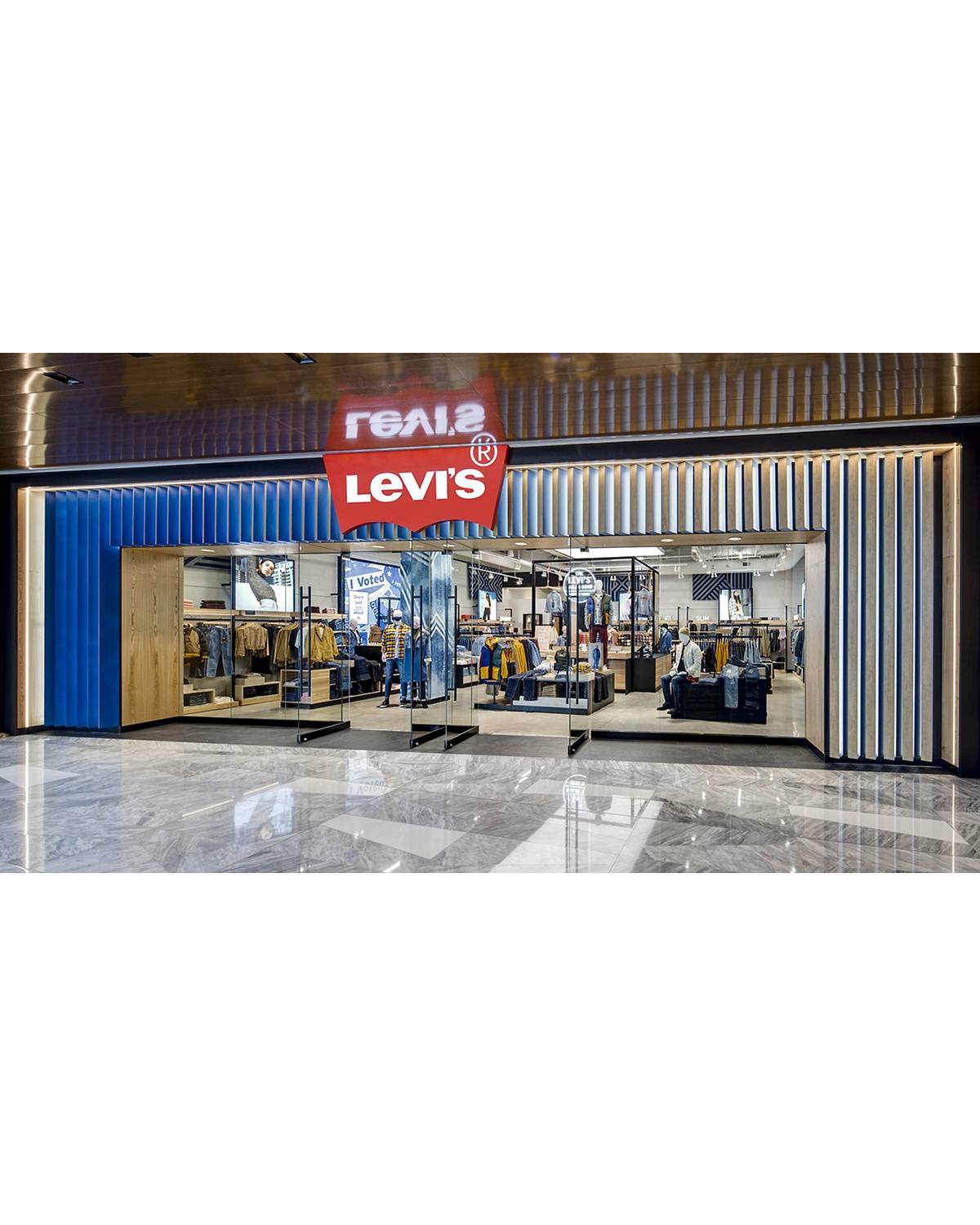 Levi's Patch Wall