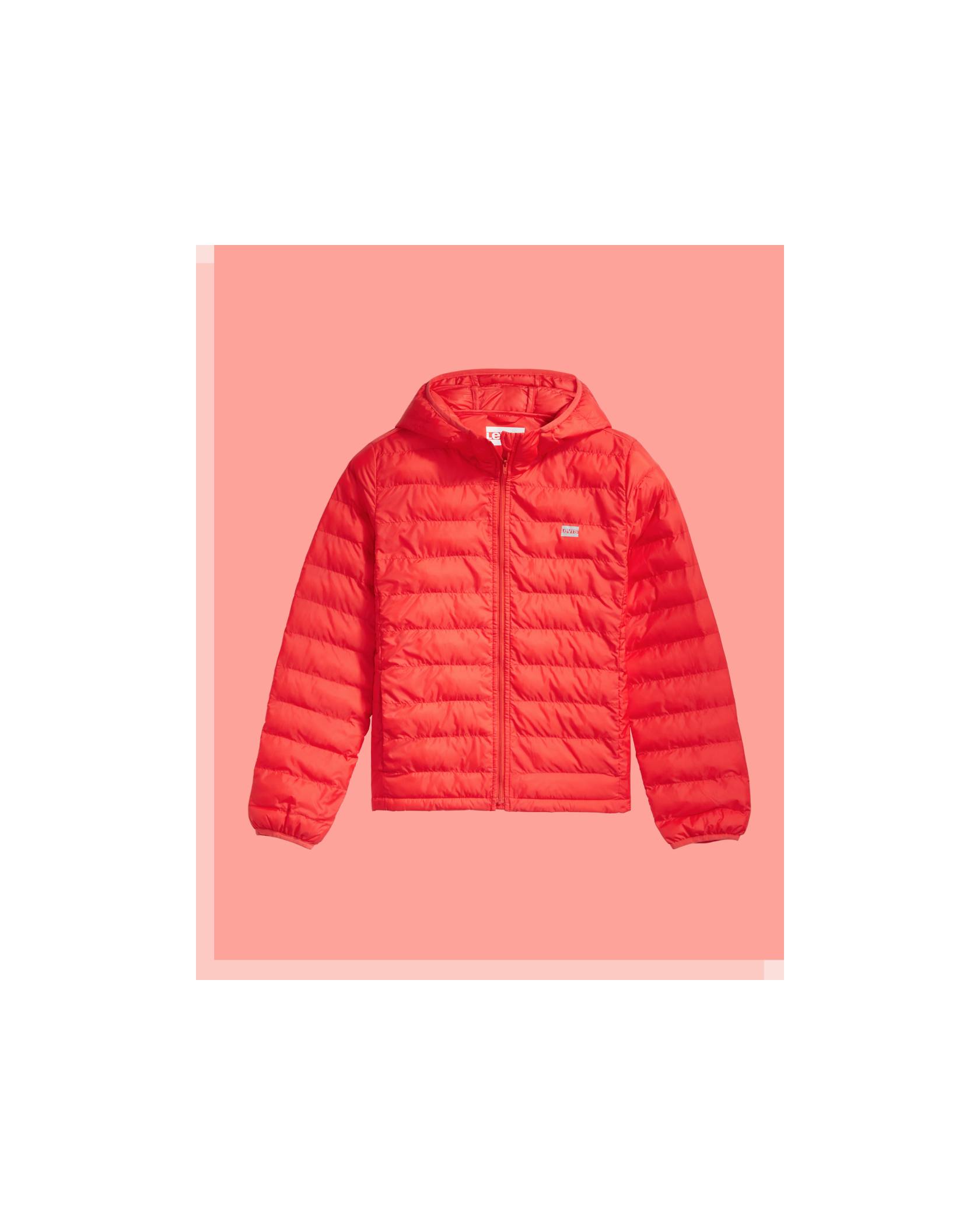 Red Levi's® puffer jacket