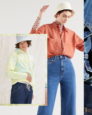 People wearing Levi's® denim outfit