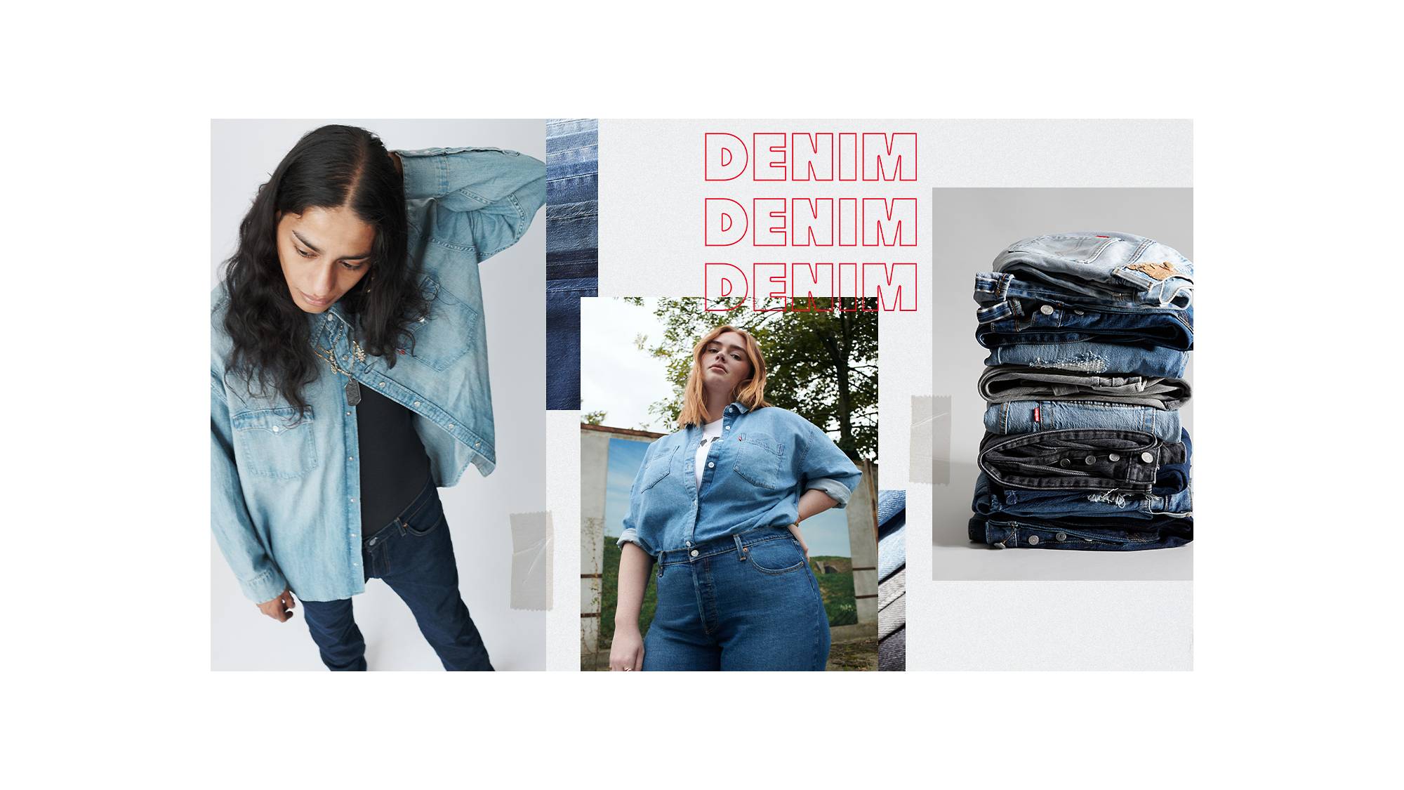 Mix a sophisticated jacket with '80s-inspired denim