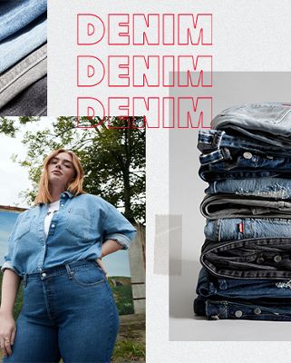People wearing Levi's® denim pieces