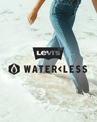 Jeans Levi's® Waterless vus en plan serré