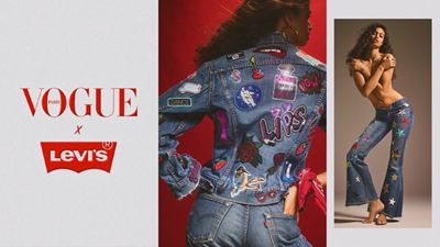 Levi's® Trucker jacket customised by Vogue.