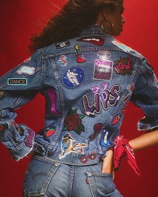 Levi's® Trucker jacket customised by Vogue.