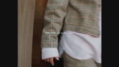 Models walking around New York City