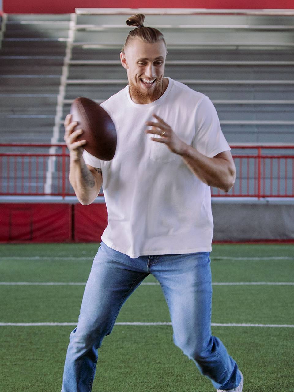 George Kittle for the men's 541 athletic fit GIF