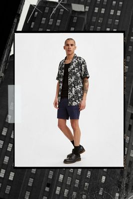 Levi’s® XX CHINO SHORTS - 7" Trippy checks NAVY BLAZER