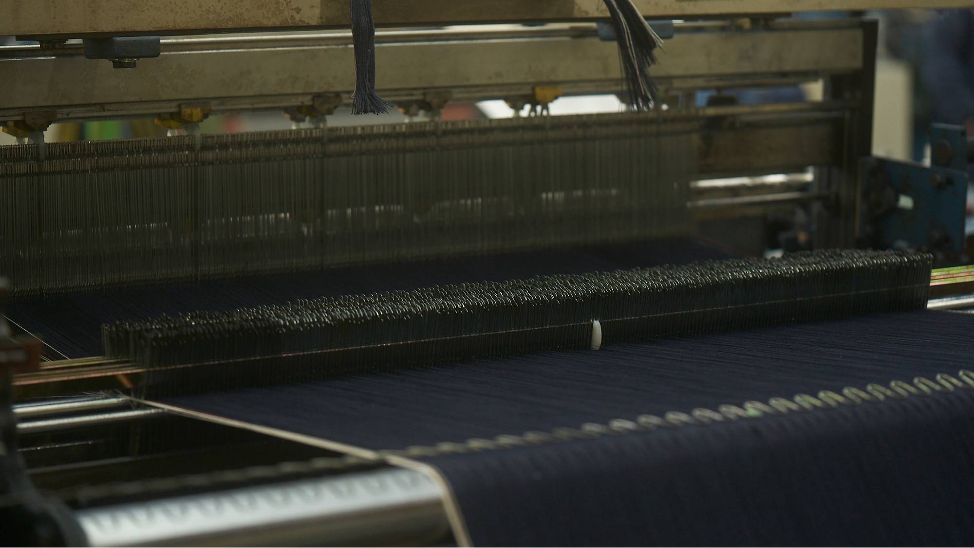 Levi’s® Made & Crafted® showing processes of manufacturing at Japan’s Kaihara Denim Mills.