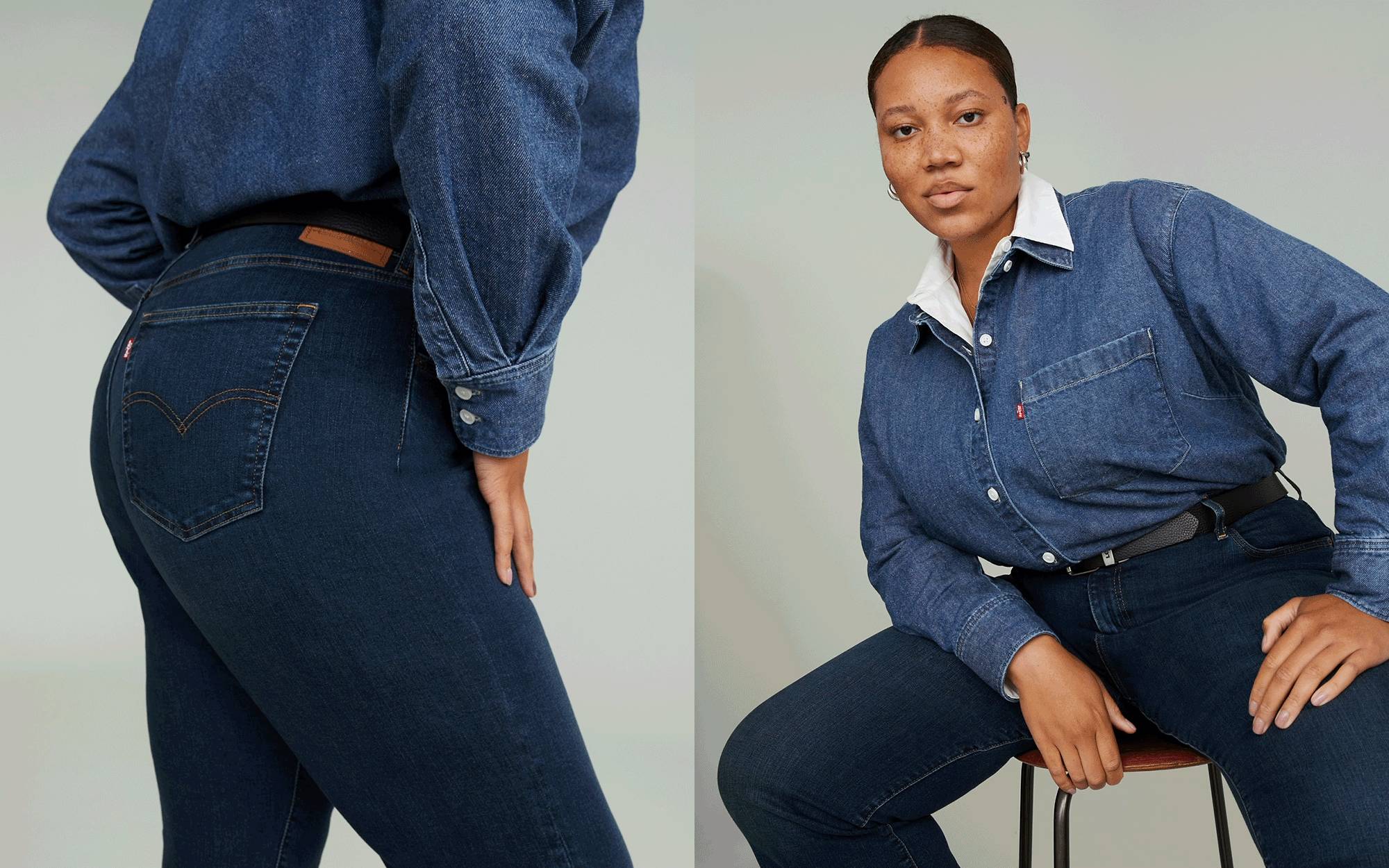 Image of model posing in the Levi's 700 series.