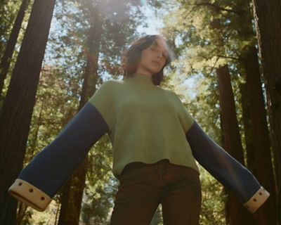 Image closeup of the pocket from the Levi's® x Emma Chamberlain collaboration 