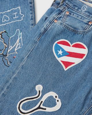 Image of Alejé Santiago 501® design.