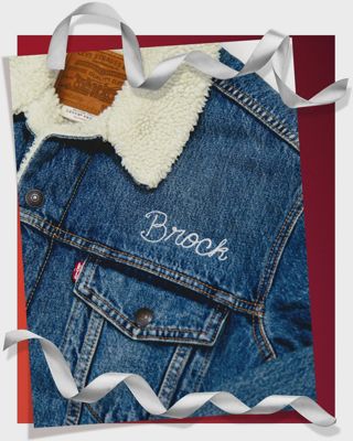 Image of personalized Levi's products.