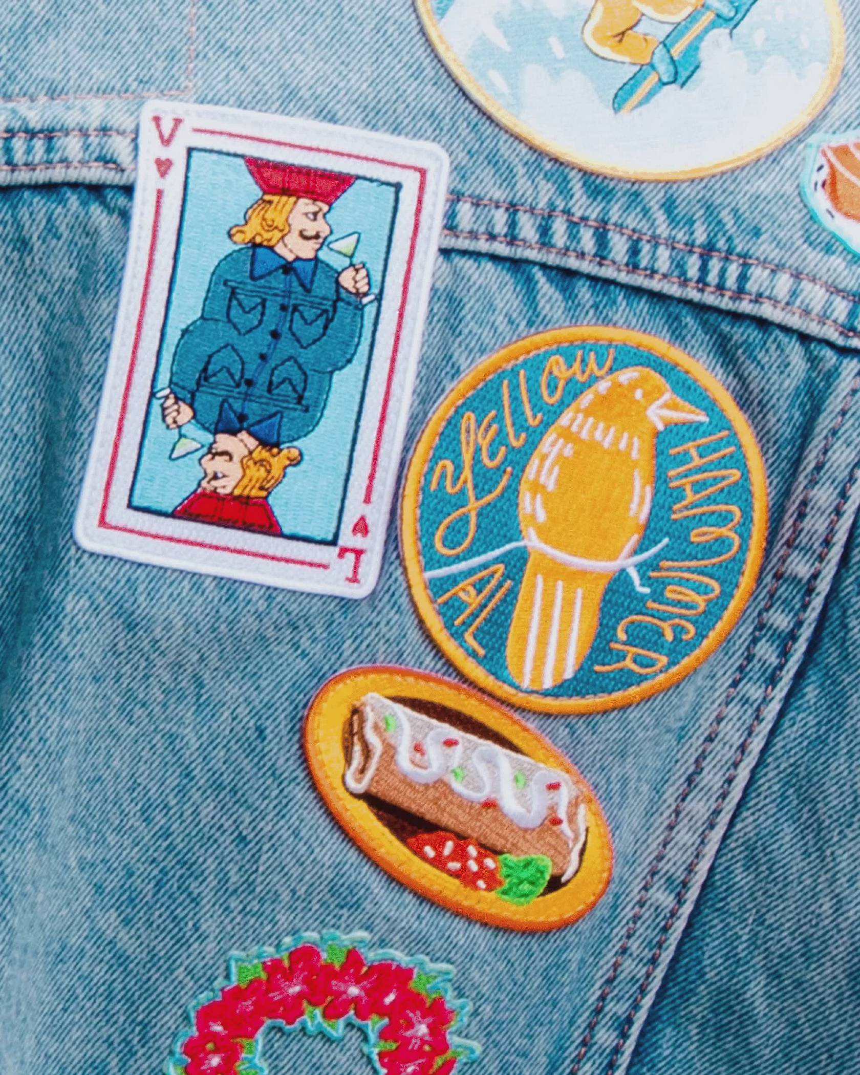 Image of Levi's patches.