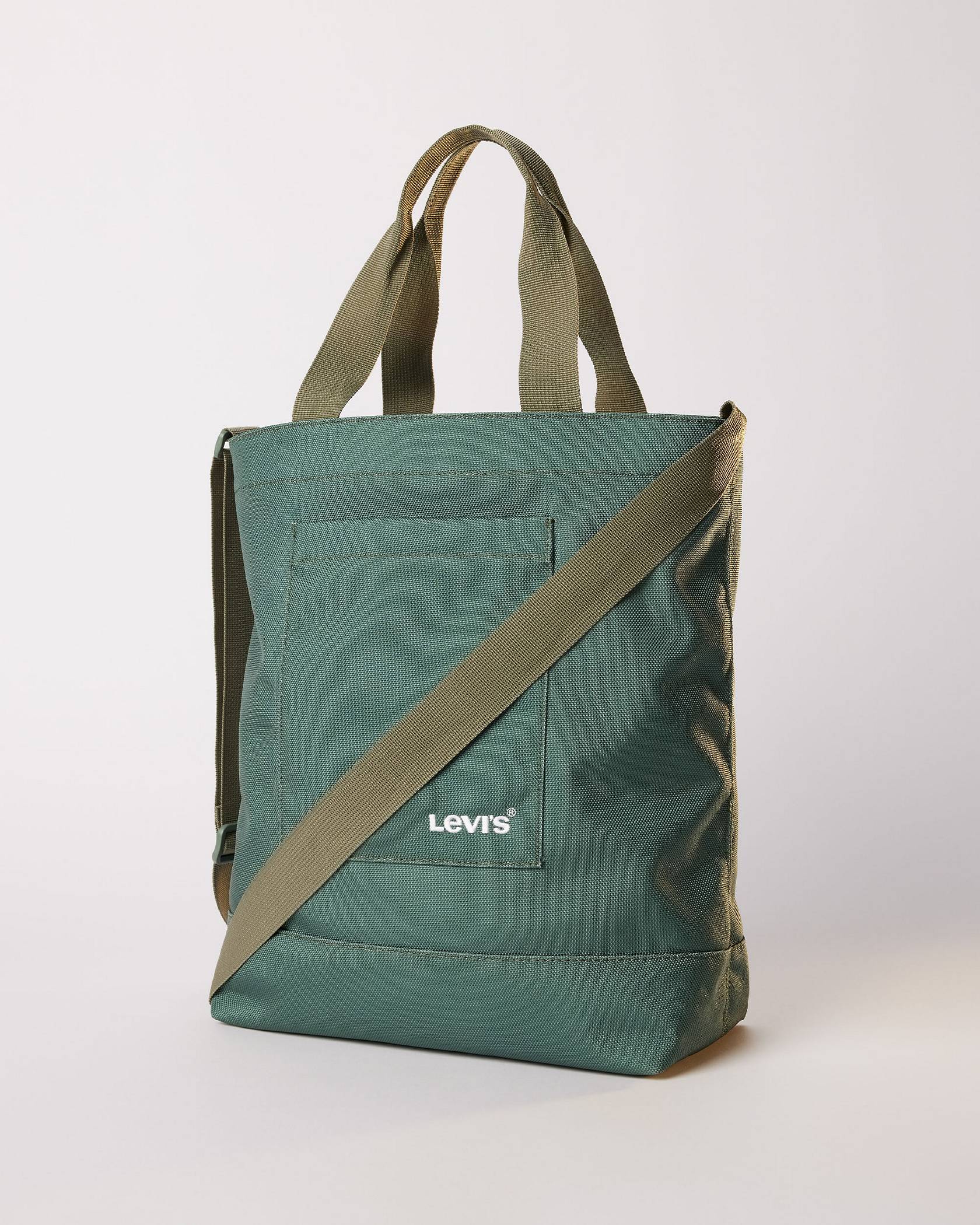 Army green tote bag