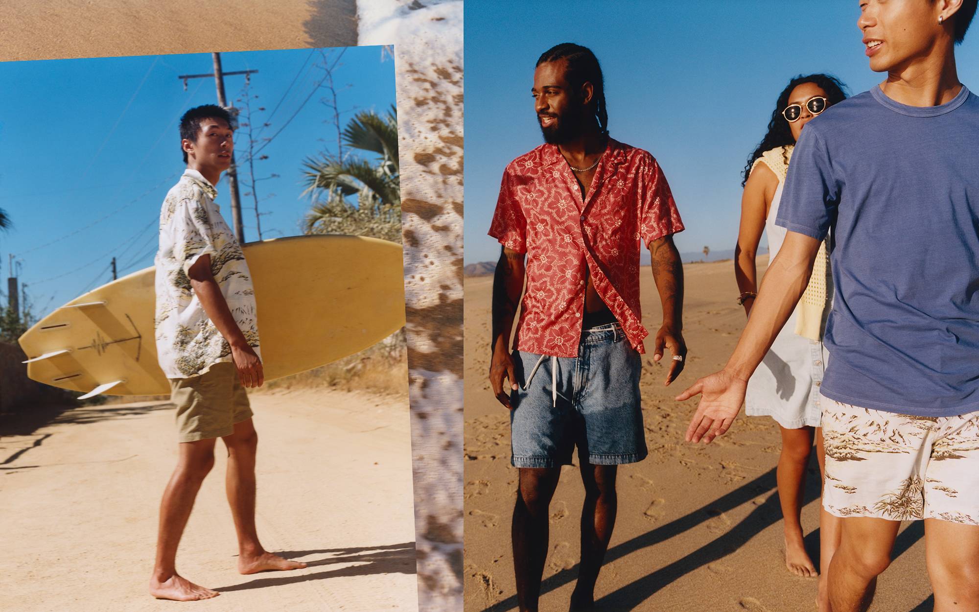 Image of models in Levi's XX Chino Authentic Shorts.