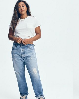 Three different photos of Naomi Osaka