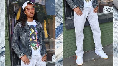 Skip Jones wearing Levi's jeans