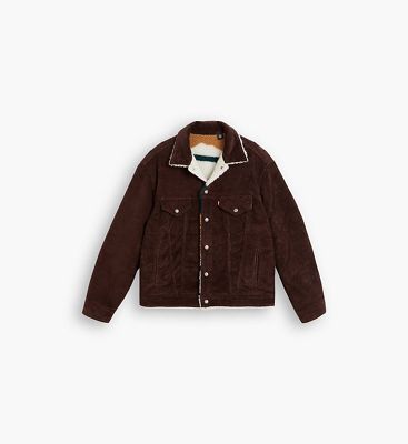 REVERSIBLE VINTAGE FIT SHERPA TRUCKER JACKET