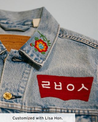 a customized trucker jacket