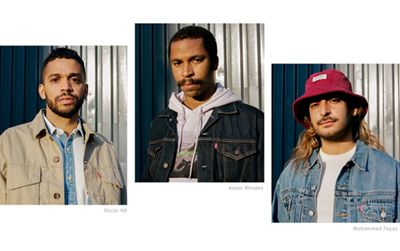 Portraits of Oscar Nñ, Adam Rhodes, and Mohammed Fayaz.