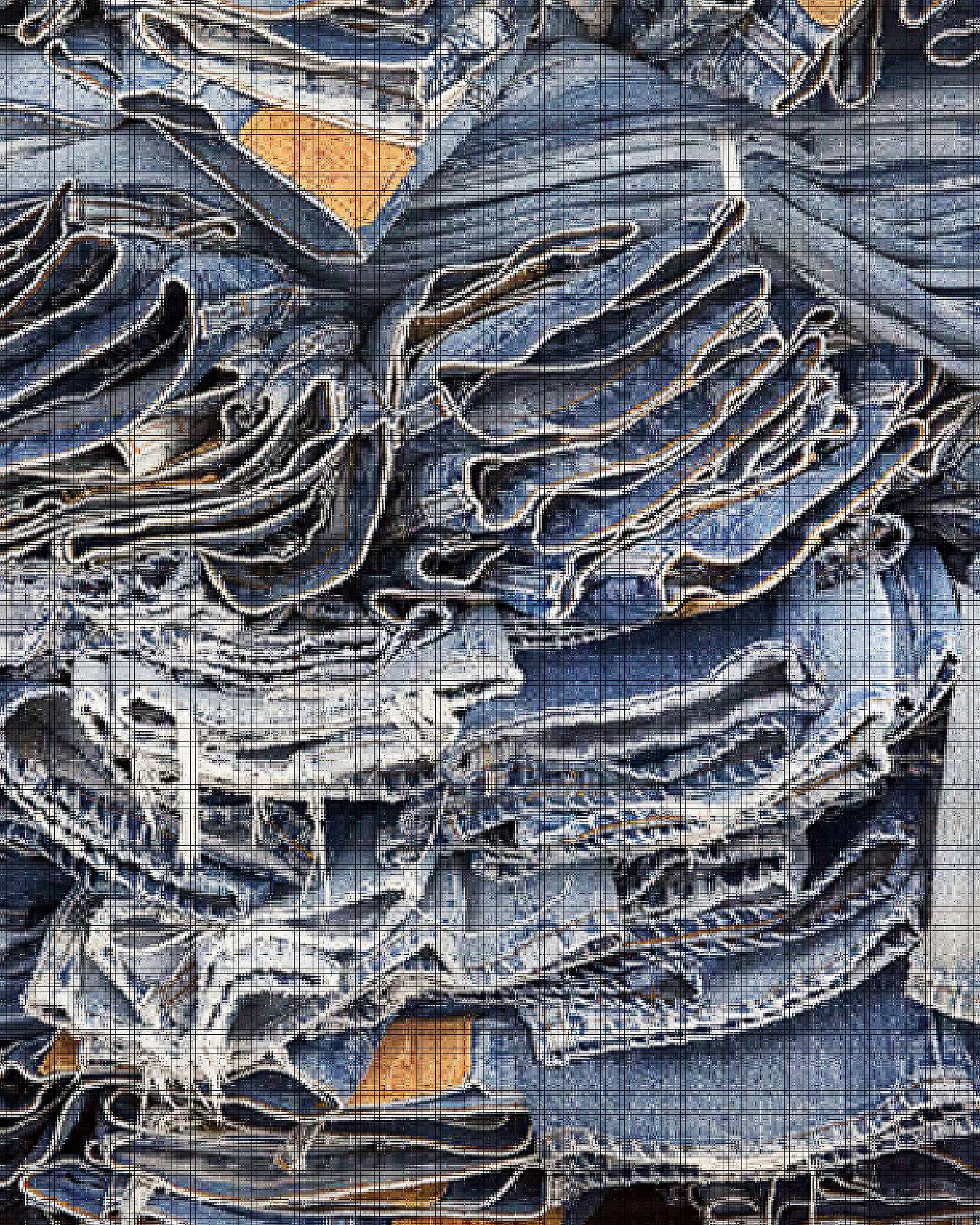 A pile of Levi jeans