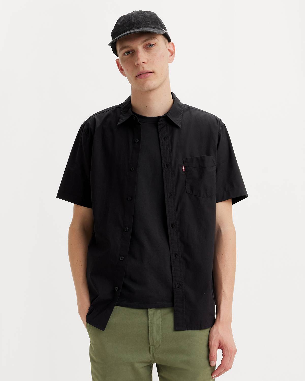 Dark denim Western shirt Modern fit, Levi's, Shop Men's Solid Shirts  Online