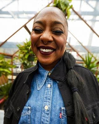 Alicia Garza smiling