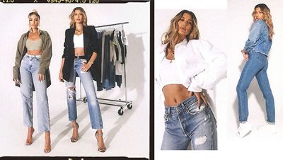 Hailey and Maeve wearing different outfits