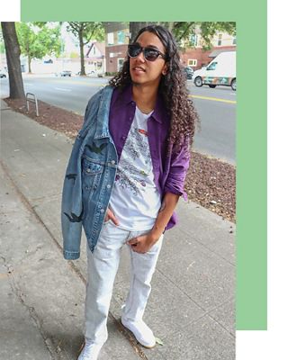 Skip Jones standing on the street