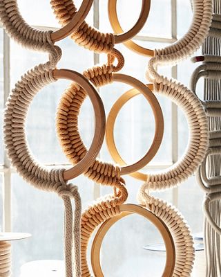 Image of Windy Chien's fiber sculpture.