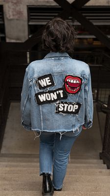 Levi's jacket with patches
