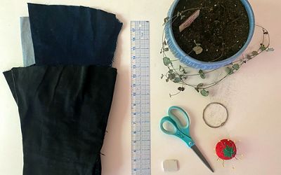 Supplies for hanging plant holder