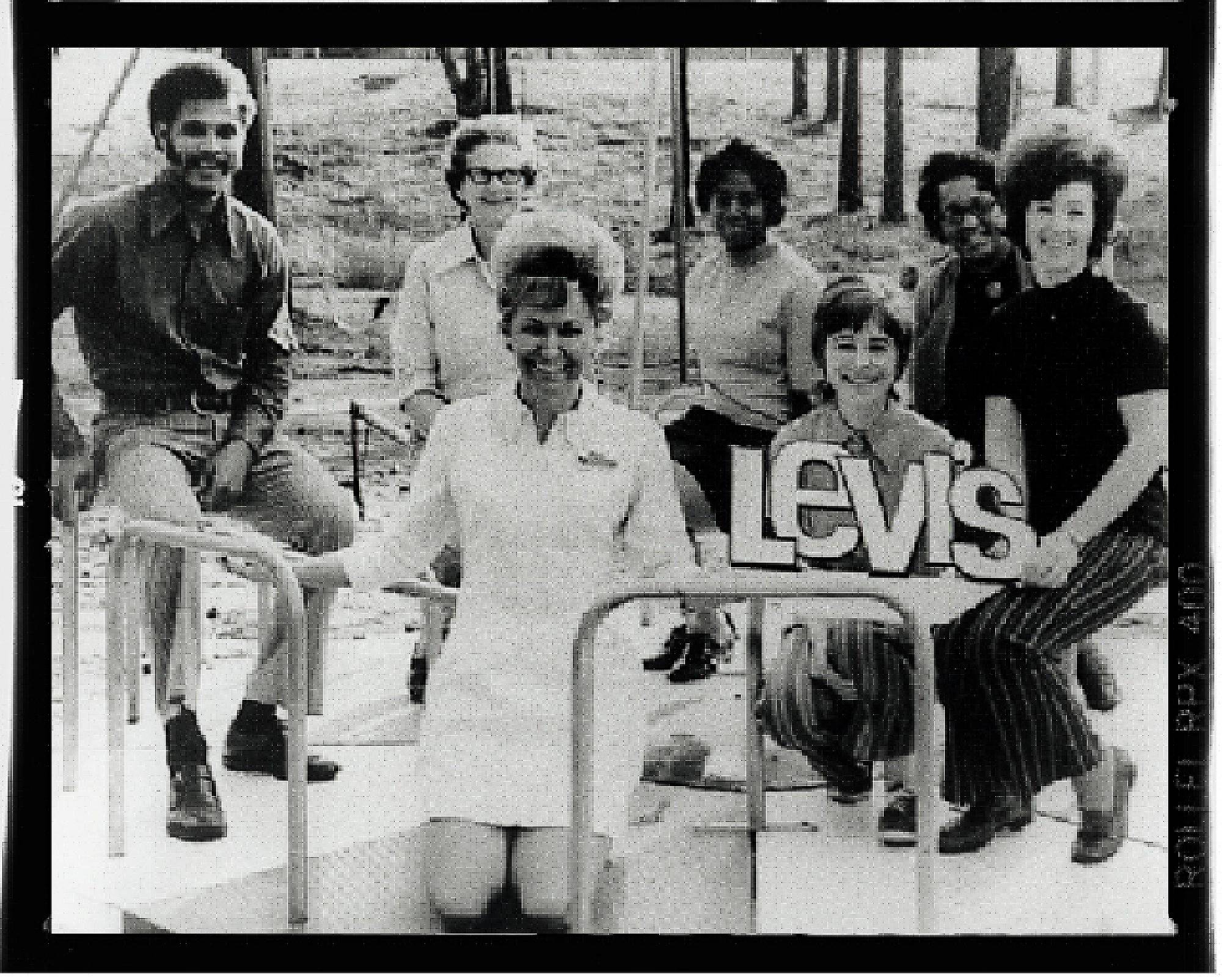 Vintage photo of Levi's® employees at the Blackstone, Virginia factory in the early 1960s.