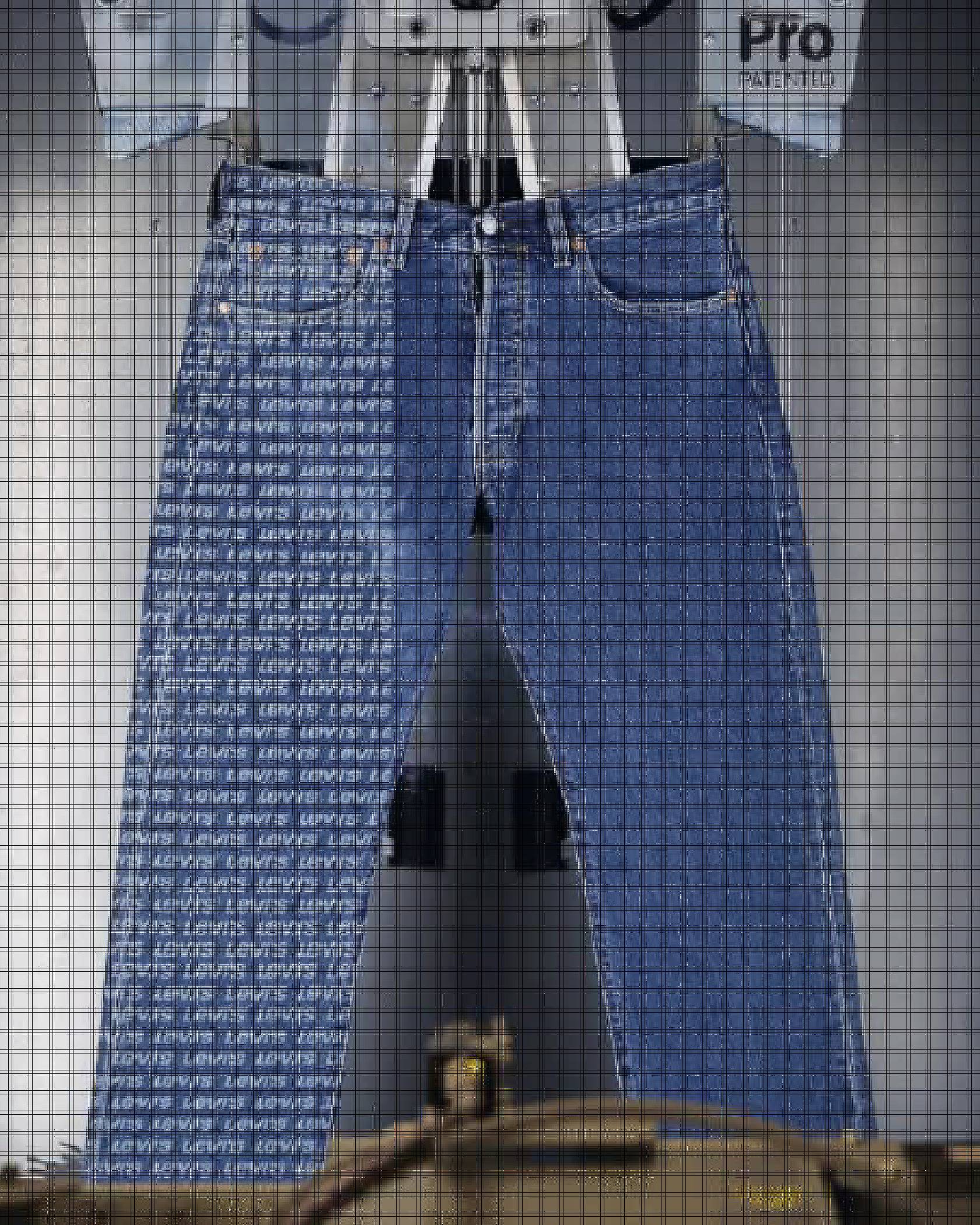Video of Levi's® jeans and shorts going through the Future Finish laser-powered technology to create customized products.
