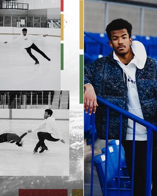 Gabriel Farand, a young competitive figure skater