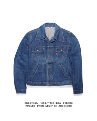 Archive images of Levi's Tops and Bottoms from the 1960s and 1970s