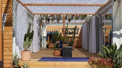 Levi's customization studio.