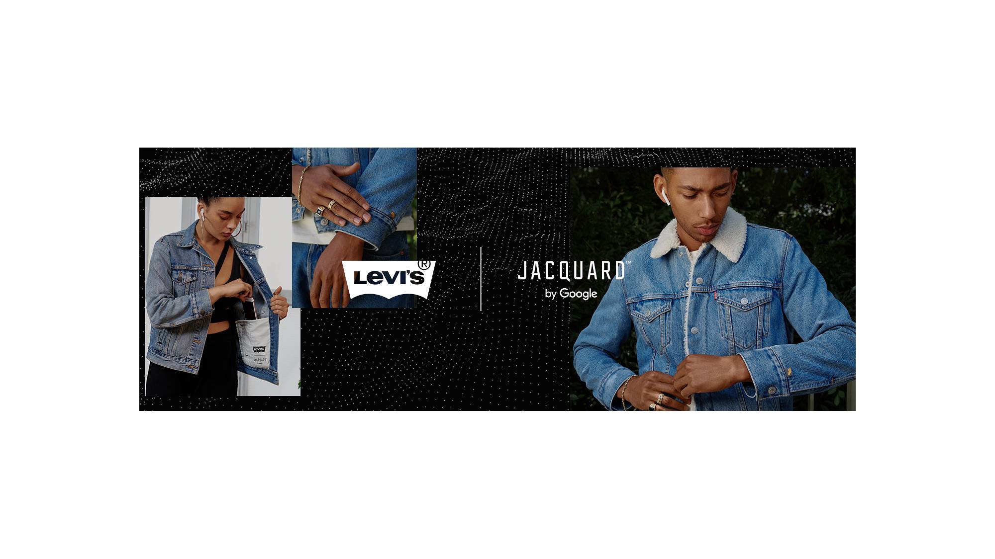 Levi's® Trucker Jacket With Jacquard™ By Google - Dark Wash