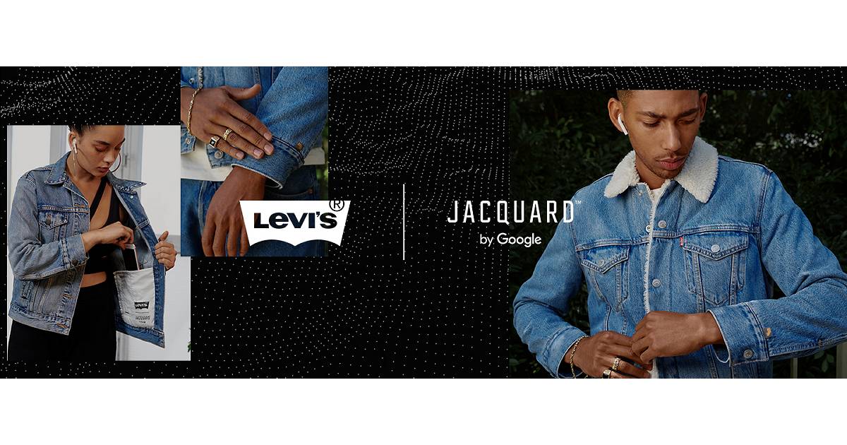 Levi's® Trucker Jacket With Jacquard™ By Google - Dark Wash