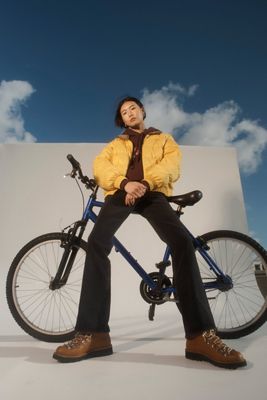 Man and Woman in Puffers