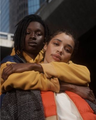 Recycled Polyester Man and Woman in Puffers