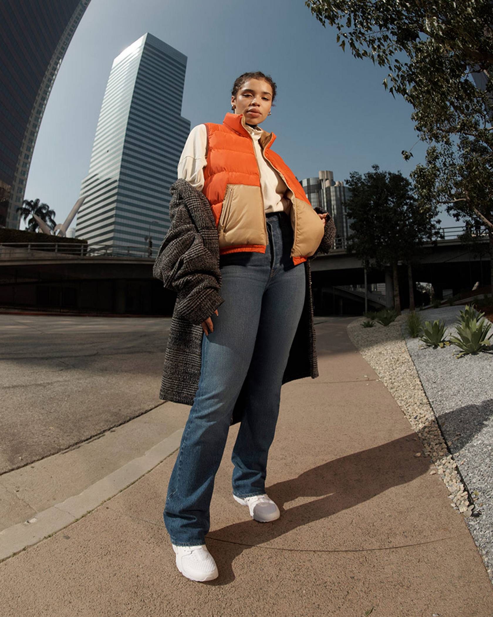 Recycled Polyester Woman In puffer