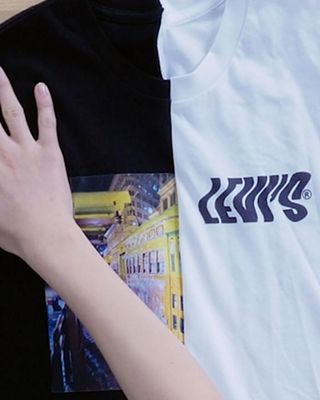 hybrid shirt laydown with hand