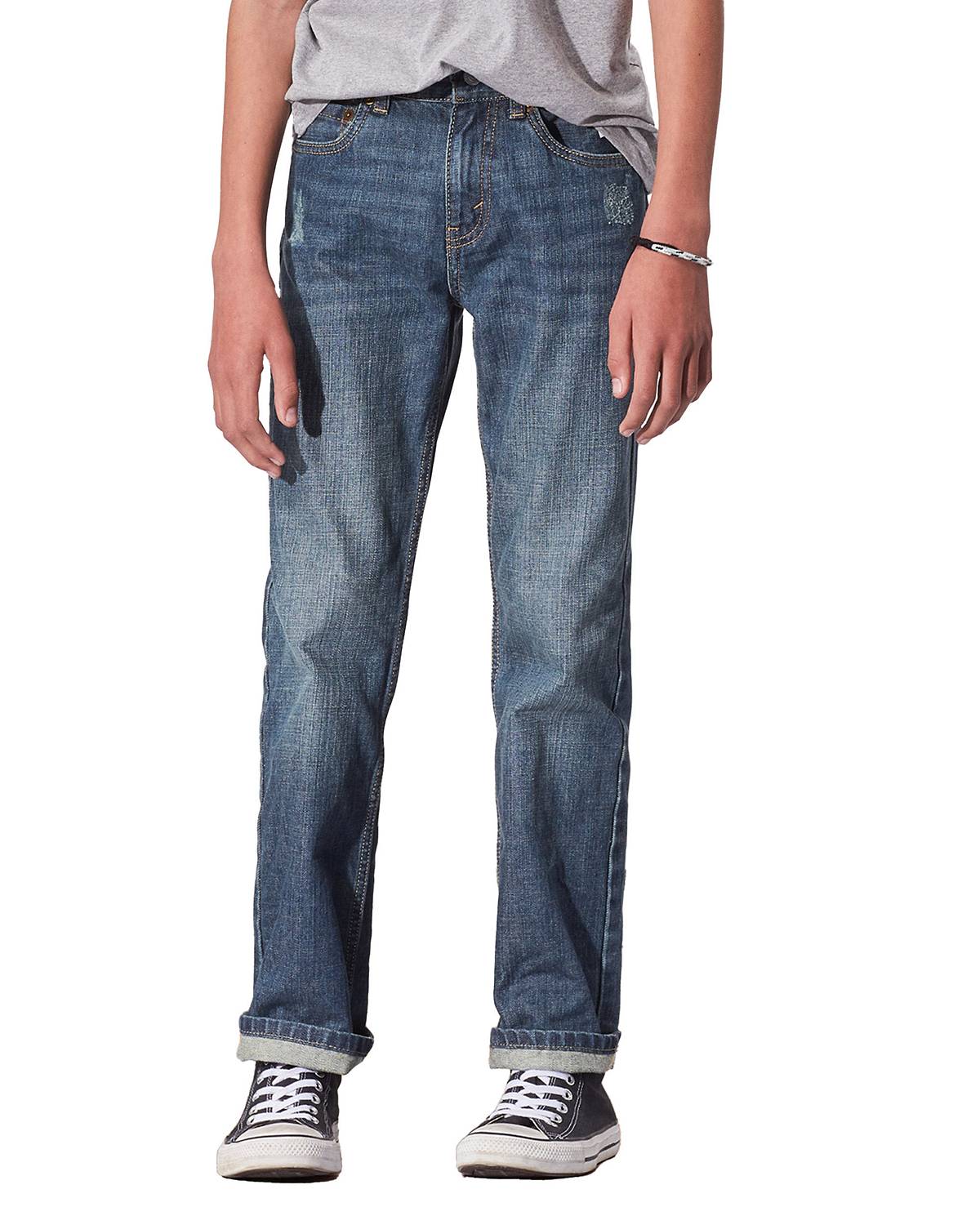 Boy wearing 514™ Straight Fit Jeans