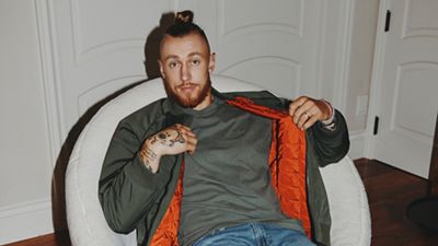 Image of George Kittle in Levi's.