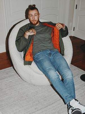 Image of George Kittle in Levi's.