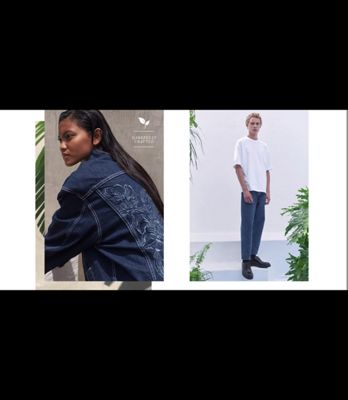 Carefully crafted denim jacket.