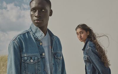 A man and woman standing together